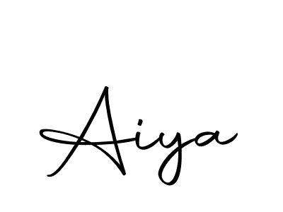 Design your own signature with our free online signature maker. With this signature software, you can create a handwritten (Autography-DOLnW) signature for name Aiya. Aiya signature style 10 images and pictures png