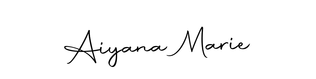Create a beautiful signature design for name Aiyana Marie. With this signature (Autography-DOLnW) fonts, you can make a handwritten signature for free. Aiyana Marie signature style 10 images and pictures png