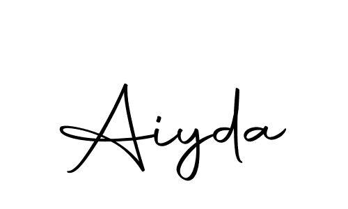 Make a beautiful signature design for name Aiyda. With this signature (Autography-DOLnW) style, you can create a handwritten signature for free. Aiyda signature style 10 images and pictures png