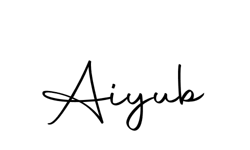 Make a beautiful signature design for name Aiyub. Use this online signature maker to create a handwritten signature for free. Aiyub signature style 10 images and pictures png