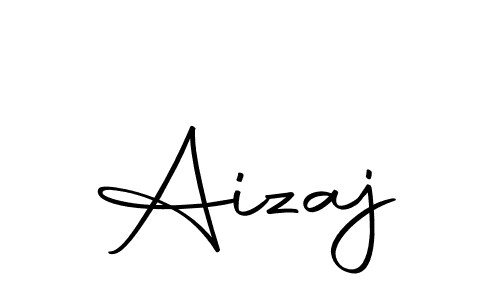 How to make Aizaj name signature. Use Autography-DOLnW style for creating short signs online. This is the latest handwritten sign. Aizaj signature style 10 images and pictures png