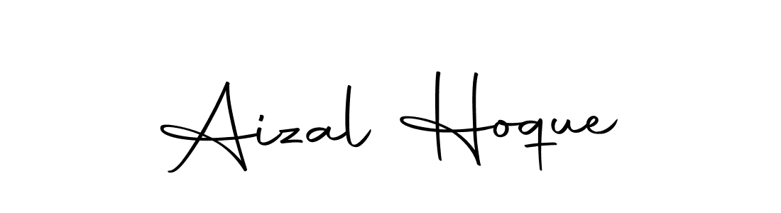 Create a beautiful signature design for name Aizal Hoque. With this signature (Autography-DOLnW) fonts, you can make a handwritten signature for free. Aizal Hoque signature style 10 images and pictures png