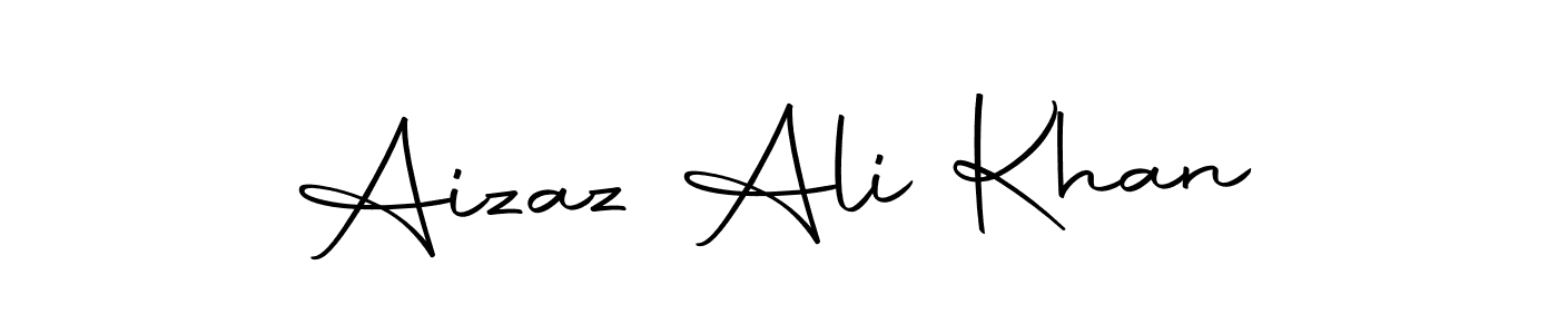 if you are searching for the best signature style for your name Aizaz Ali Khan. so please give up your signature search. here we have designed multiple signature styles  using Autography-DOLnW. Aizaz Ali Khan signature style 10 images and pictures png