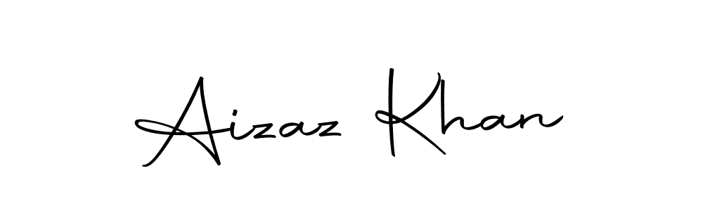 Create a beautiful signature design for name Aizaz Khan. With this signature (Autography-DOLnW) fonts, you can make a handwritten signature for free. Aizaz Khan signature style 10 images and pictures png