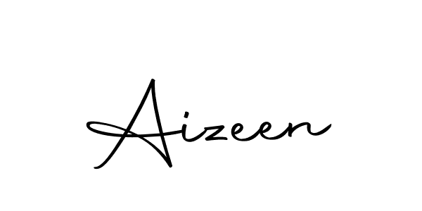The best way (Autography-DOLnW) to make a short signature is to pick only two or three words in your name. The name Aizeen include a total of six letters. For converting this name. Aizeen signature style 10 images and pictures png
