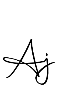 Make a beautiful signature design for name Aj. Use this online signature maker to create a handwritten signature for free. Aj signature style 10 images and pictures png