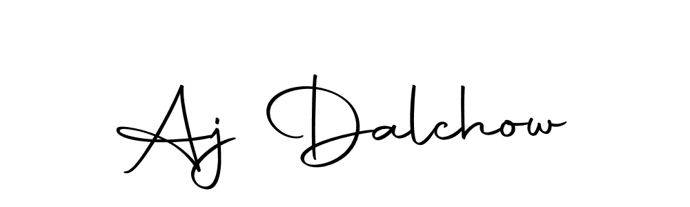 Create a beautiful signature design for name Aj Dalchow. With this signature (Autography-DOLnW) fonts, you can make a handwritten signature for free. Aj Dalchow signature style 10 images and pictures png