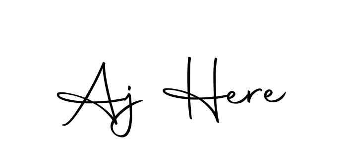 This is the best signature style for the Aj Here name. Also you like these signature font (Autography-DOLnW). Mix name signature. Aj Here signature style 10 images and pictures png