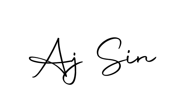 Make a beautiful signature design for name Aj Sin. With this signature (Autography-DOLnW) style, you can create a handwritten signature for free. Aj Sin signature style 10 images and pictures png