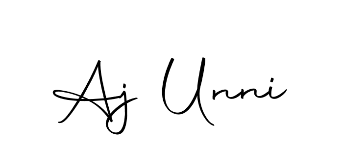 Make a short Aj Unni signature style. Manage your documents anywhere anytime using Autography-DOLnW. Create and add eSignatures, submit forms, share and send files easily. Aj Unni signature style 10 images and pictures png