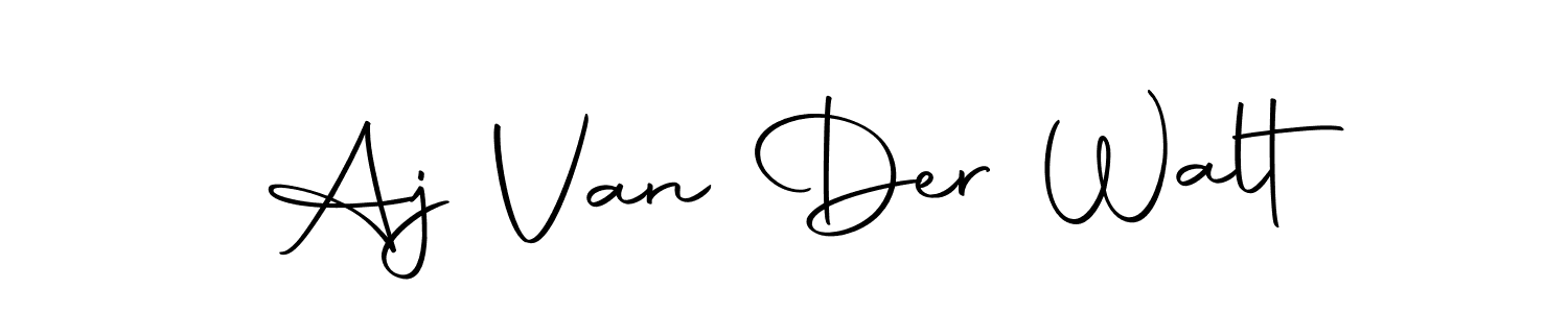 This is the best signature style for the Aj Van Der Walt name. Also you like these signature font (Autography-DOLnW). Mix name signature. Aj Van Der Walt signature style 10 images and pictures png