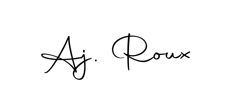 Make a beautiful signature design for name Aj. Roux. Use this online signature maker to create a handwritten signature for free. Aj. Roux signature style 10 images and pictures png