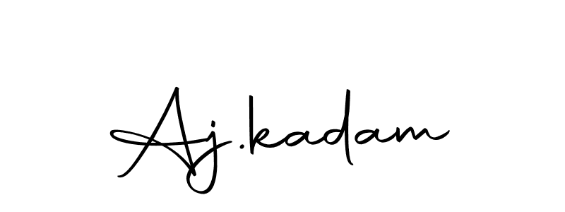 Create a beautiful signature design for name Aj.kadam. With this signature (Autography-DOLnW) fonts, you can make a handwritten signature for free. Aj.kadam signature style 10 images and pictures png