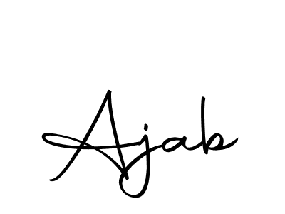 You can use this online signature creator to create a handwritten signature for the name Ajab. This is the best online autograph maker. Ajab signature style 10 images and pictures png