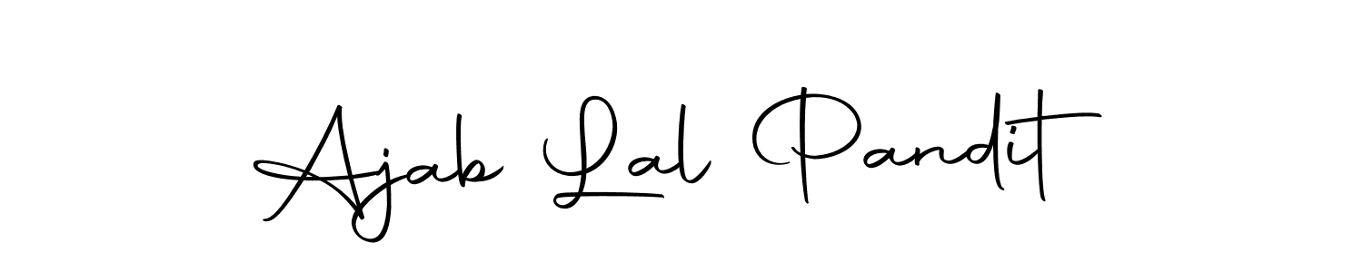 Make a beautiful signature design for name Ajab Lal Pandit. With this signature (Autography-DOLnW) style, you can create a handwritten signature for free. Ajab Lal Pandit signature style 10 images and pictures png