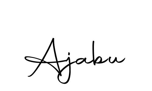 Create a beautiful signature design for name Ajabu. With this signature (Autography-DOLnW) fonts, you can make a handwritten signature for free. Ajabu signature style 10 images and pictures png