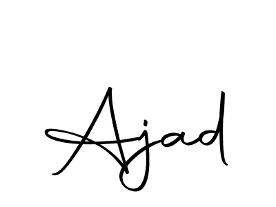 Make a beautiful signature design for name Ajad. With this signature (Autography-DOLnW) style, you can create a handwritten signature for free. Ajad signature style 10 images and pictures png