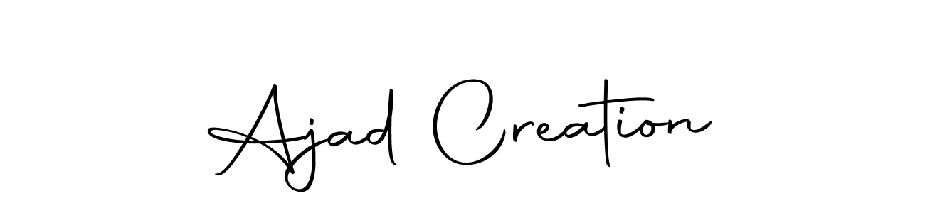 Design your own signature with our free online signature maker. With this signature software, you can create a handwritten (Autography-DOLnW) signature for name Ajad Creation. Ajad Creation signature style 10 images and pictures png