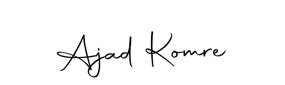 if you are searching for the best signature style for your name Ajad Komre. so please give up your signature search. here we have designed multiple signature styles  using Autography-DOLnW. Ajad Komre signature style 10 images and pictures png