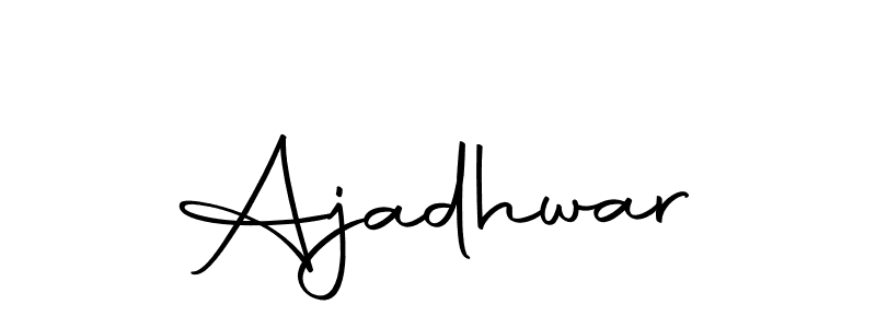 Make a beautiful signature design for name Ajadhwar. With this signature (Autography-DOLnW) style, you can create a handwritten signature for free. Ajadhwar signature style 10 images and pictures png