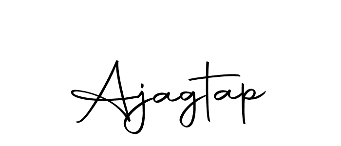 You can use this online signature creator to create a handwritten signature for the name Ajagtap. This is the best online autograph maker. Ajagtap signature style 10 images and pictures png