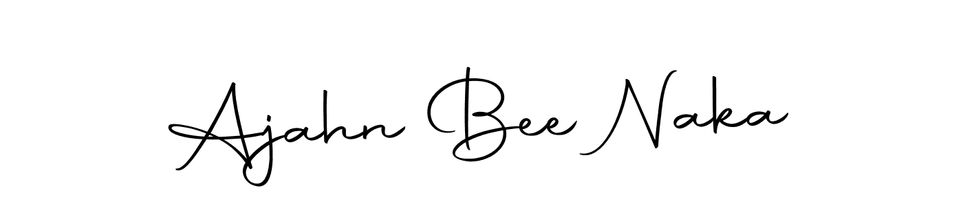 How to make Ajahn Bee Naka signature? Autography-DOLnW is a professional autograph style. Create handwritten signature for Ajahn Bee Naka name. Ajahn Bee Naka signature style 10 images and pictures png