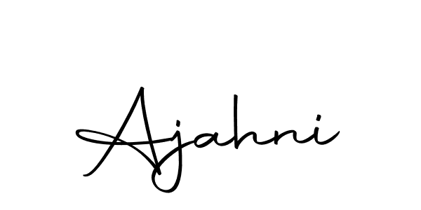 You should practise on your own different ways (Autography-DOLnW) to write your name (Ajahni) in signature. don't let someone else do it for you. Ajahni signature style 10 images and pictures png