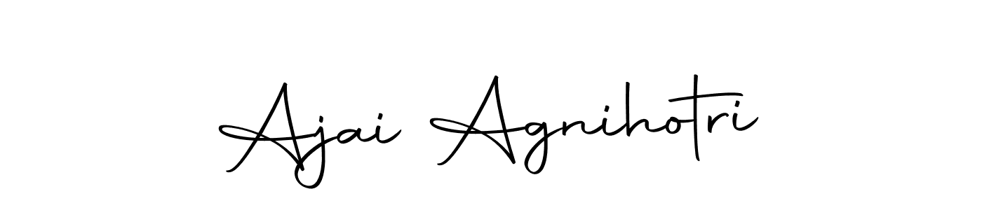 Also we have Ajai Agnihotri name is the best signature style. Create professional handwritten signature collection using Autography-DOLnW autograph style. Ajai Agnihotri signature style 10 images and pictures png