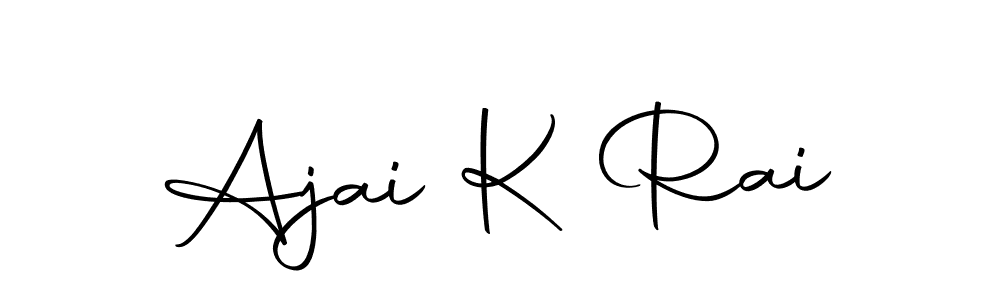 How to make Ajai K Rai signature? Autography-DOLnW is a professional autograph style. Create handwritten signature for Ajai K Rai name. Ajai K Rai signature style 10 images and pictures png