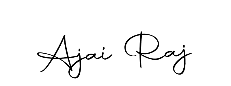 Use a signature maker to create a handwritten signature online. With this signature software, you can design (Autography-DOLnW) your own signature for name Ajai Raj. Ajai Raj signature style 10 images and pictures png