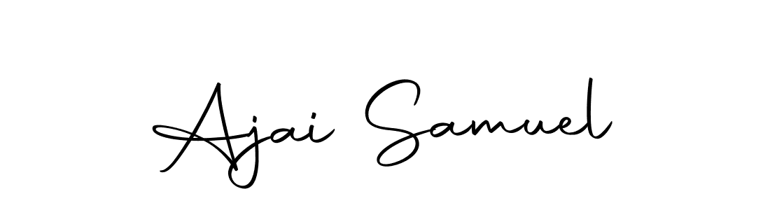 Create a beautiful signature design for name Ajai Samuel. With this signature (Autography-DOLnW) fonts, you can make a handwritten signature for free. Ajai Samuel signature style 10 images and pictures png