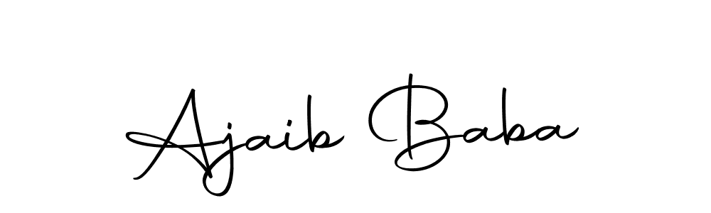 How to make Ajaib Baba signature? Autography-DOLnW is a professional autograph style. Create handwritten signature for Ajaib Baba name. Ajaib Baba signature style 10 images and pictures png