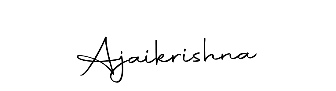 Make a beautiful signature design for name Ajaikrishna. With this signature (Autography-DOLnW) style, you can create a handwritten signature for free. Ajaikrishna signature style 10 images and pictures png