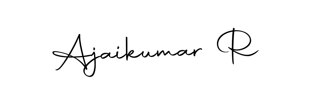 Make a beautiful signature design for name Ajaikumar R. Use this online signature maker to create a handwritten signature for free. Ajaikumar R signature style 10 images and pictures png