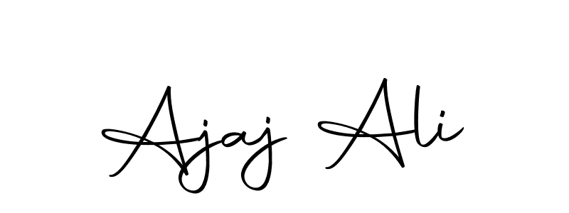How to make Ajaj Ali signature? Autography-DOLnW is a professional autograph style. Create handwritten signature for Ajaj Ali name. Ajaj Ali signature style 10 images and pictures png