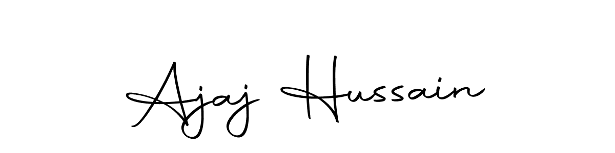 Ajaj Hussain stylish signature style. Best Handwritten Sign (Autography-DOLnW) for my name. Handwritten Signature Collection Ideas for my name Ajaj Hussain. Ajaj Hussain signature style 10 images and pictures png