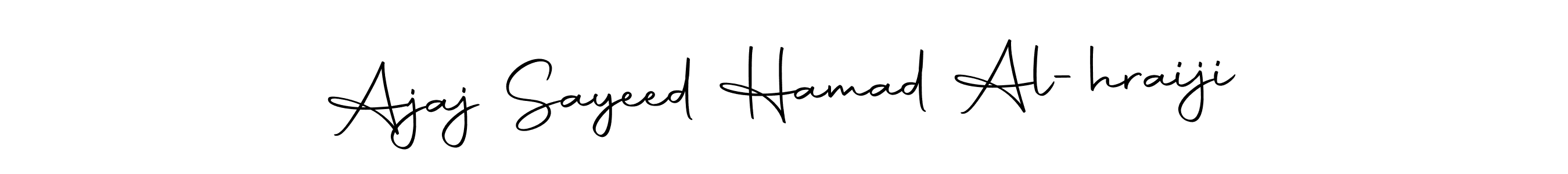 It looks lik you need a new signature style for name Ajaj Sayeed Hamad Al-hraiji. Design unique handwritten (Autography-DOLnW) signature with our free signature maker in just a few clicks. Ajaj Sayeed Hamad Al-hraiji signature style 10 images and pictures png