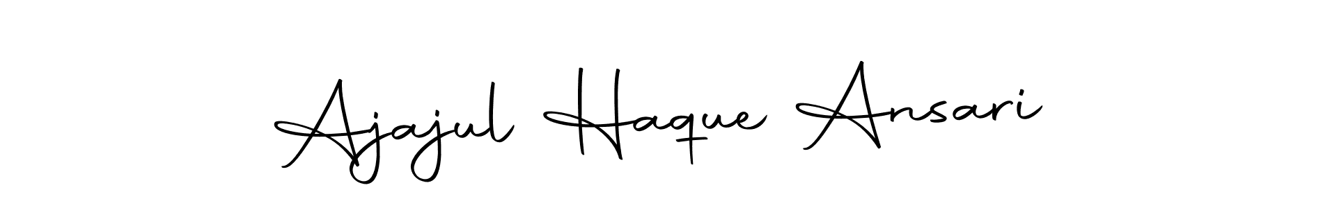 Ajajul Haque Ansari stylish signature style. Best Handwritten Sign (Autography-DOLnW) for my name. Handwritten Signature Collection Ideas for my name Ajajul Haque Ansari. Ajajul Haque Ansari signature style 10 images and pictures png