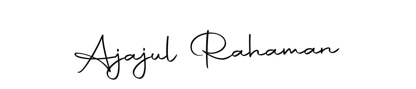 Ajajul Rahaman stylish signature style. Best Handwritten Sign (Autography-DOLnW) for my name. Handwritten Signature Collection Ideas for my name Ajajul Rahaman. Ajajul Rahaman signature style 10 images and pictures png