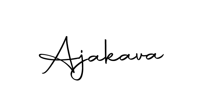 Make a beautiful signature design for name Ajakava. With this signature (Autography-DOLnW) style, you can create a handwritten signature for free. Ajakava signature style 10 images and pictures png