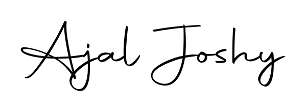 Make a beautiful signature design for name Ajal Joshy. With this signature (Autography-DOLnW) style, you can create a handwritten signature for free. Ajal Joshy signature style 10 images and pictures png