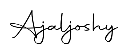Enhance your business communications with Ajaljoshy signature in Autography-DOLnW lettering. Clean, modern, and universally compatible. Ajaljoshy signature style 10 images and pictures png