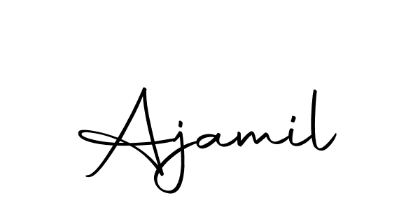 Ajamil stylish signature style. Best Handwritten Sign (Autography-DOLnW) for my name. Handwritten Signature Collection Ideas for my name Ajamil. Ajamil signature style 10 images and pictures png
