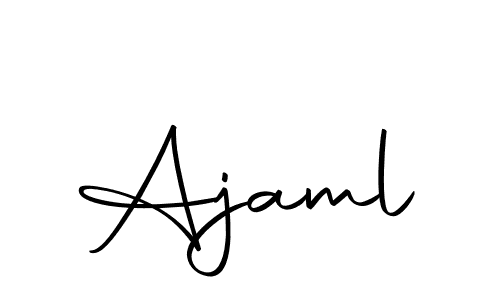 Use a signature maker to create a handwritten signature online. With this signature software, you can design (Autography-DOLnW) your own signature for name Ajaml. Ajaml signature style 10 images and pictures png