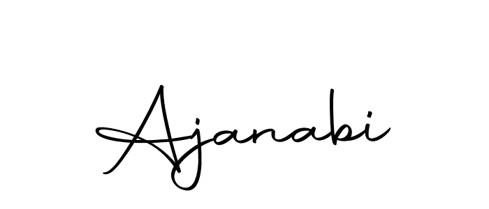 How to make Ajanabi name signature. Use Autography-DOLnW style for creating short signs online. This is the latest handwritten sign. Ajanabi signature style 10 images and pictures png