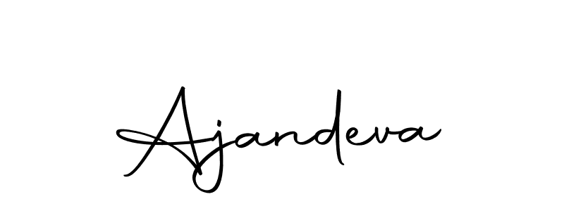 How to make Ajandeva name signature. Use Autography-DOLnW style for creating short signs online. This is the latest handwritten sign. Ajandeva signature style 10 images and pictures png