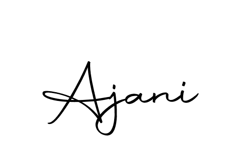 You should practise on your own different ways (Autography-DOLnW) to write your name (Ajani) in signature. don't let someone else do it for you. Ajani signature style 10 images and pictures png
