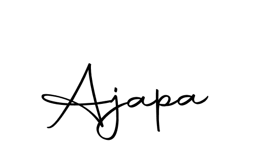How to make Ajapa signature? Autography-DOLnW is a professional autograph style. Create handwritten signature for Ajapa name. Ajapa signature style 10 images and pictures png