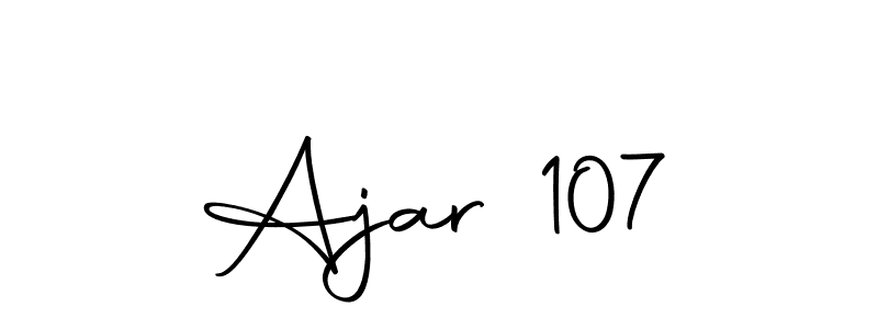 Make a beautiful signature design for name Ajar 107. With this signature (Autography-DOLnW) style, you can create a handwritten signature for free. Ajar 107 signature style 10 images and pictures png