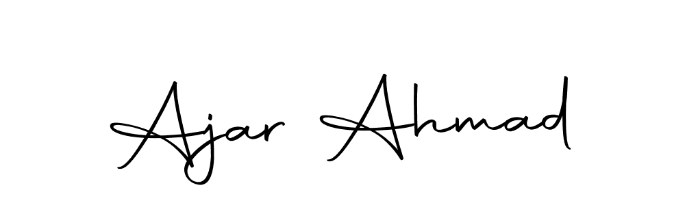 Use a signature maker to create a handwritten signature online. With this signature software, you can design (Autography-DOLnW) your own signature for name Ajar Ahmad. Ajar Ahmad signature style 10 images and pictures png